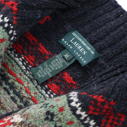 Vintage LAUREN By RALPH LAUREN Quarter Zip Knit Sweatshirt *Aubs Vintage Sole Melbourne
