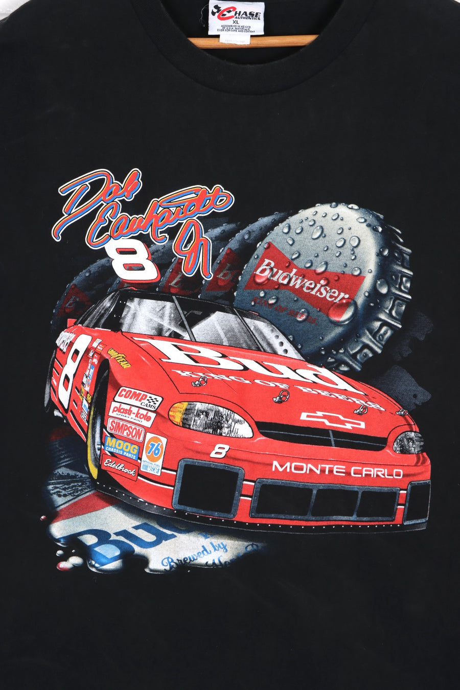 NASCAR Dale Earnhardt Jr “Racing to the Top” Budweiser Front Back T-Shirt (L)