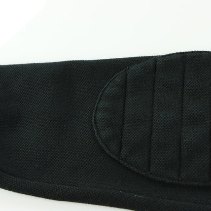RALPH LAUREN POLO Custom Fit 'Snow Challenge' Patch Black Rugby Jumper (S)