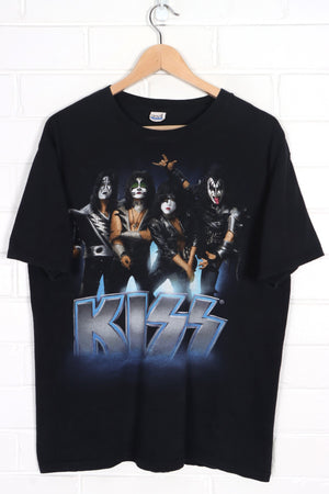 KISS Band Big Print Black T-Shirt (M-L)