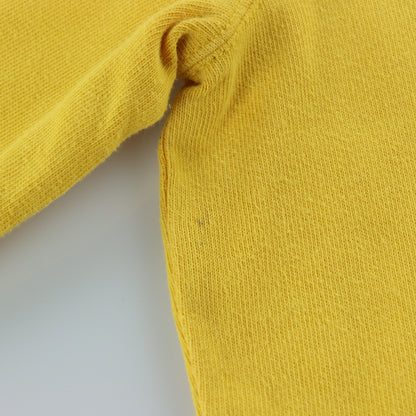 RALPH LAUREN POLO Embroidered Teddy & Flag Scotland Yellow Rugby Jumper (M)