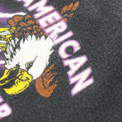AMERICAN THUNDER Native American Purple Lightning All Over Print Boxy Tee (XL) ***COCO Vintage Sole Melbourne