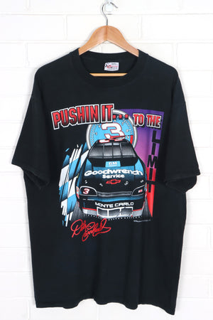 NASCAR 1996 Dale Earnhardt "Pushin To The Limit" T-Shirt USA Made(XXL)