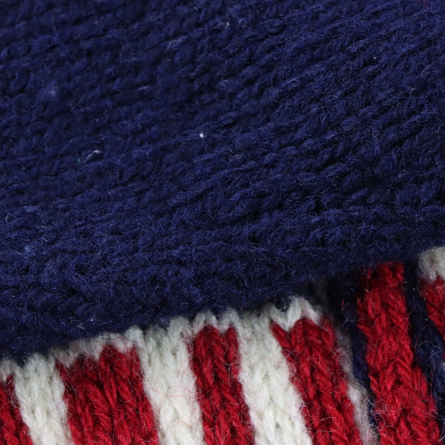 Vintage POLO COUNTRY By RALPH LAUREN Wool Eagle Navy USA Flag Hand Knit Sweatshirt (XL) *Aubs Vintage Sole Melbourne