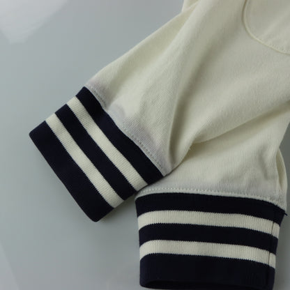 RALPH LAUREN POLO Custom Fit Embroidered Big Pony Colour Block Collar Rugby Jumper (L)