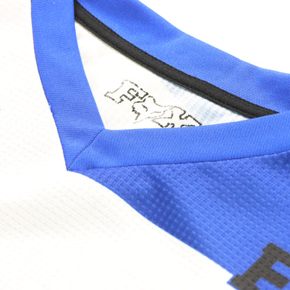 Vintage FOX RACING Blue & White Motocross Long Sleeve Jersey (L-XL)