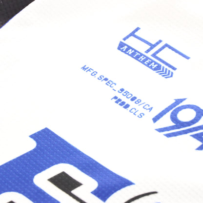 Vintage FOX RACING Blue & White Motocross Long Sleeve Jersey (L-XL)