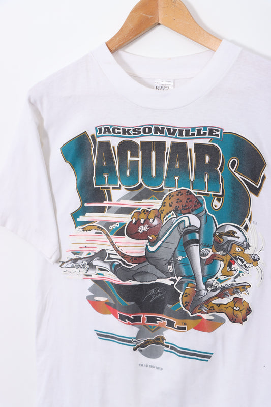 1994 Jacksonville Jaguars Original Logo NFL Tee (S-M)