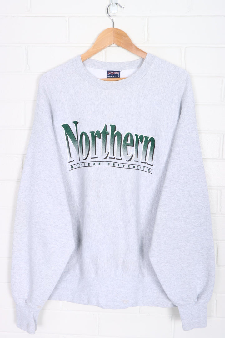 Northern Michigan University Crew Neck Sweatshirt USA Made (XL)