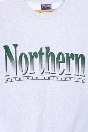 Northern Michigan University Crew Neck Sweatshirt USA Made (XL)
