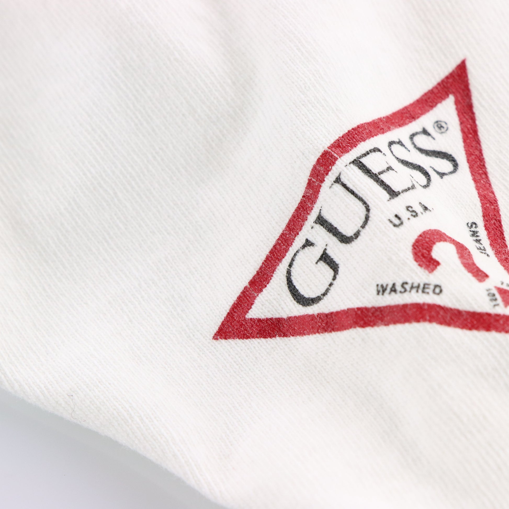 Vintage GUESS "Do Something" USA Made Black & White T-Shirt (XL) ***COCO Vintage Sole Melbourne