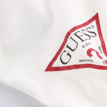 Vintage GUESS "Do Something" USA Made Black & White T-Shirt (XL) ***COCO Vintage Sole Melbourne