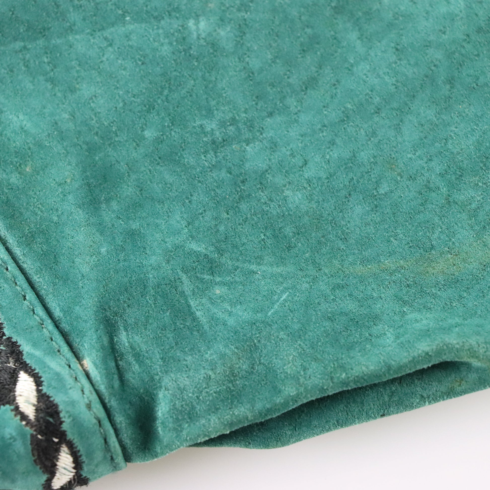 Vintage BOB MACKIE Western Suede Green Fringe Jacket *Aubs Vintage Sole Melbourne