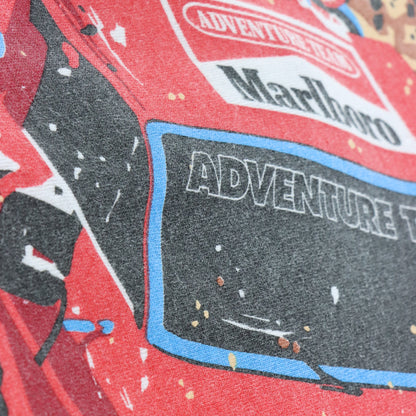 MARLBORO Adventure Team Front Pocket USA Made Single Stitch Racing Car Tee (L) ***COCO Vintage Sole Melbourne