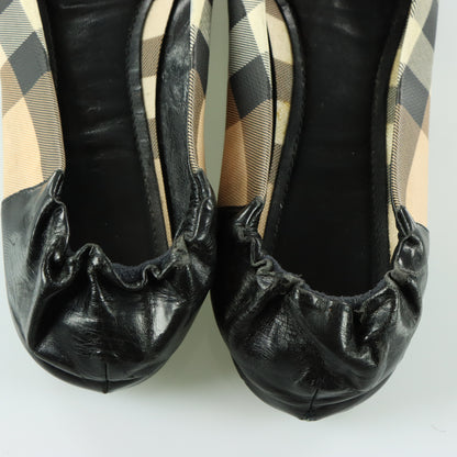 BURBERRY Patent Leather Ballet Flats (8.5)