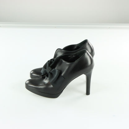RALPH LAUREN Purple Label Platform Bow Bootie Heels (9.5)