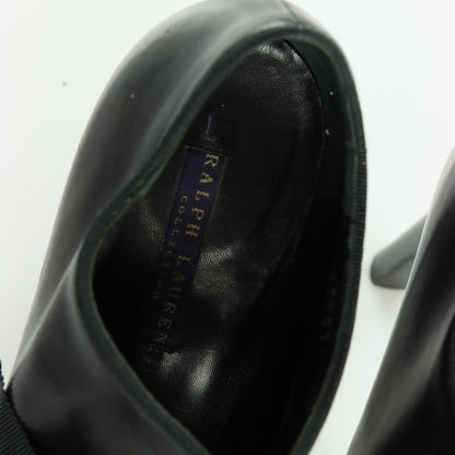RALPH LAUREN Purple Label Platform Bow Bootie Heels (9.5)