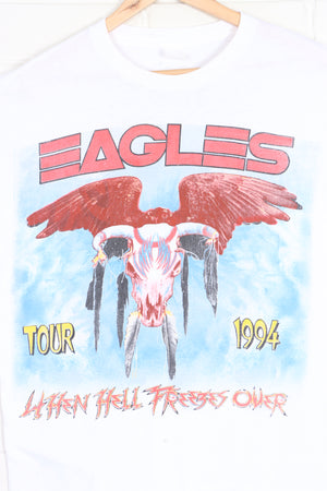 Eagles 1994 "When Hell Freezes Over" Tour Front Back Single Stitch T-Shirt (L)