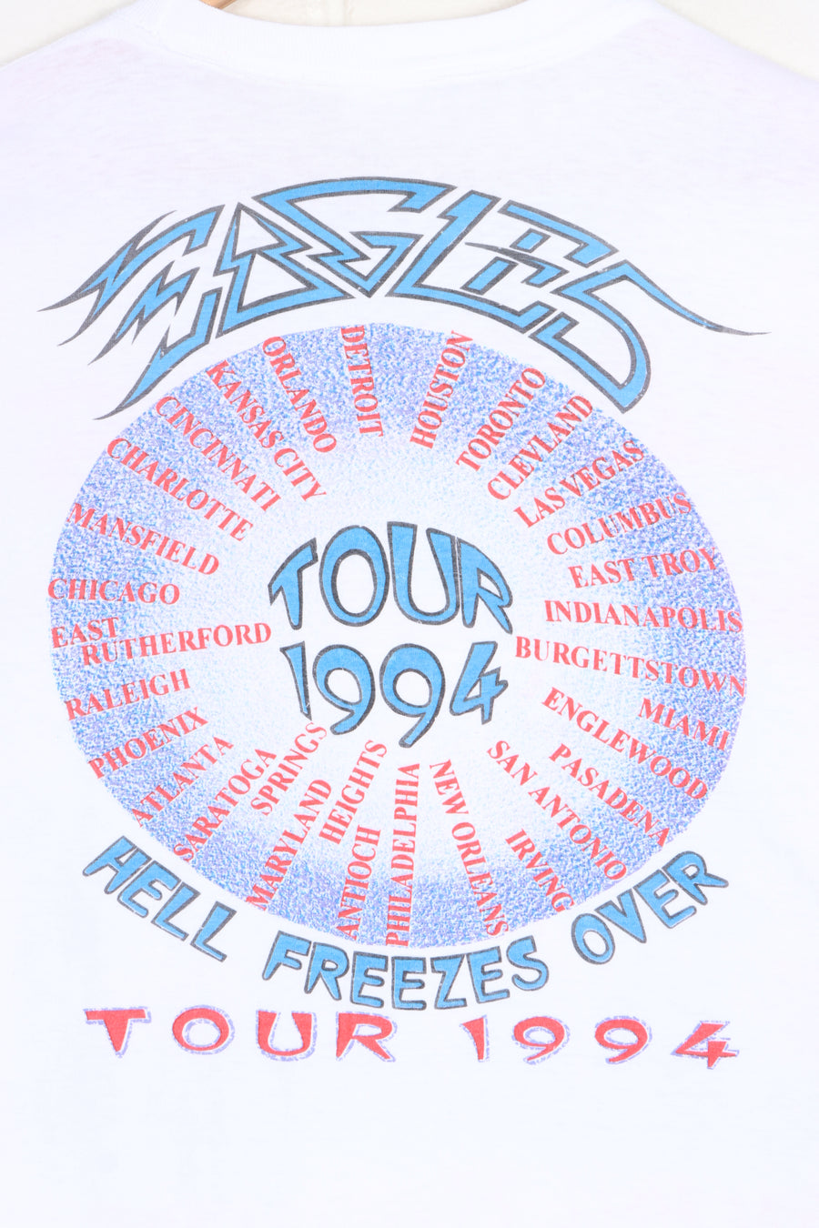 Eagles 1994 "When Hell Freezes Over" Tour Front Back Single Stitch T-Shirt (L)