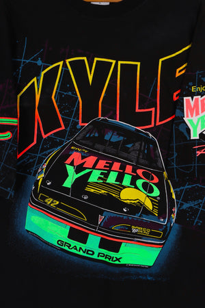 NASCAR 1993 Kyle Petty "Mello Yello" All Over T-Shirt USA Made (XL)