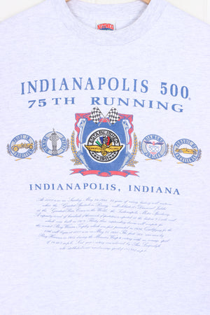 Indianapolis 500 Race 1991 NUTMEG Single Stitch T-Shirt USA Made (XL)