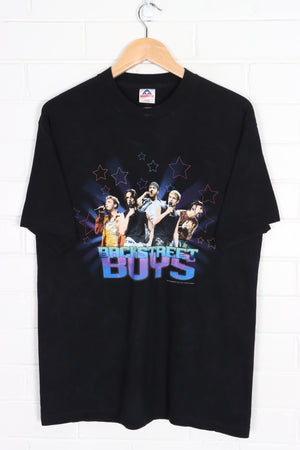 Backstreet Boys 2001 'Black & Blue' World Tour Front Back T-Shirt (M)