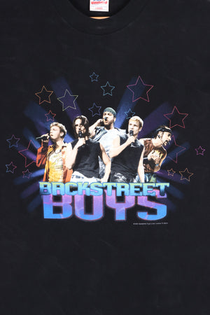 Backstreet Boys 2001 'Black & Blue' World Tour Front Back T-Shirt (M)