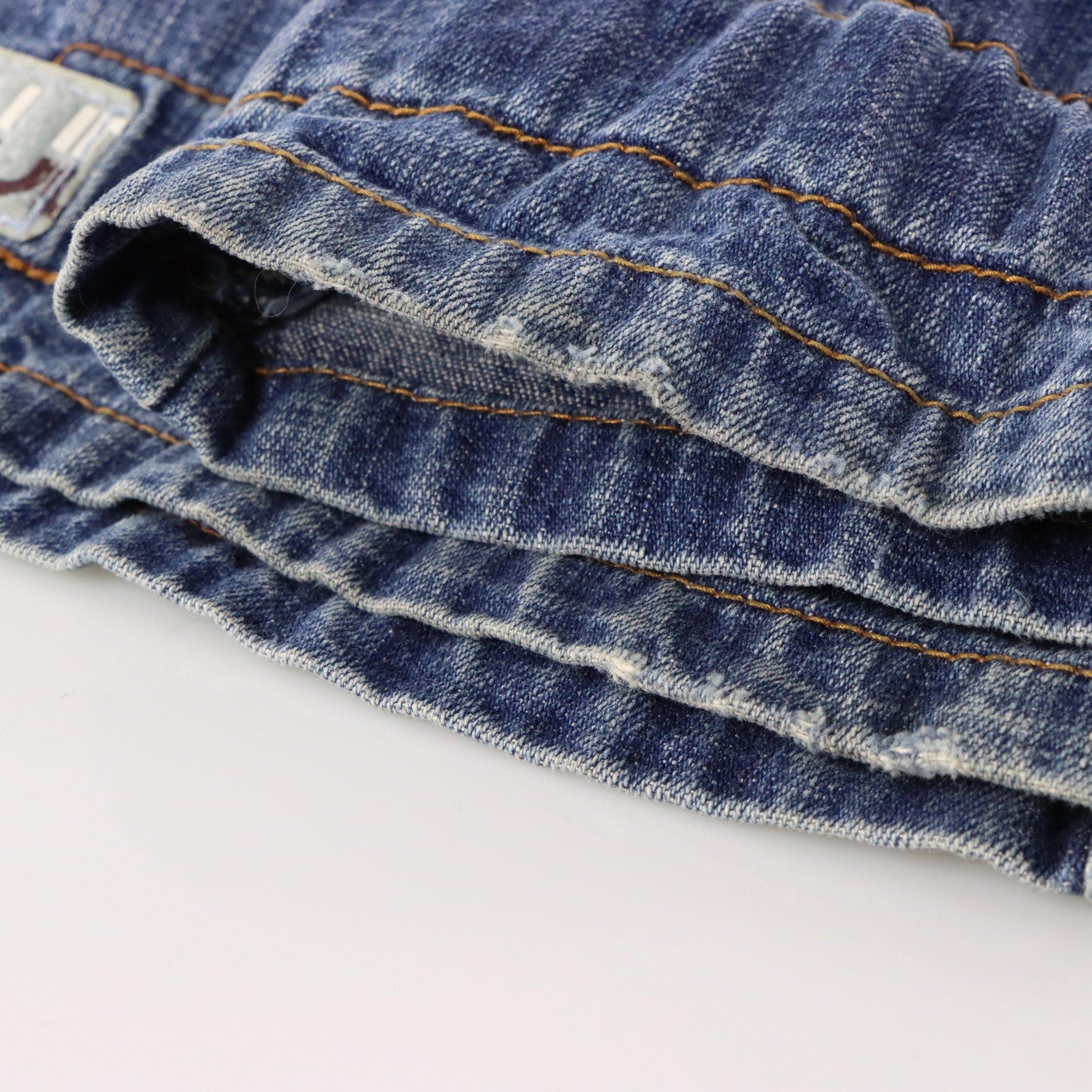 Vintage MARITHE FRANCOIS GIRBAUD Shuttle Strap Embroidered Logo Baggy Y2K Skater Jeans (34) ***COCO Vintage Sole Melbourne