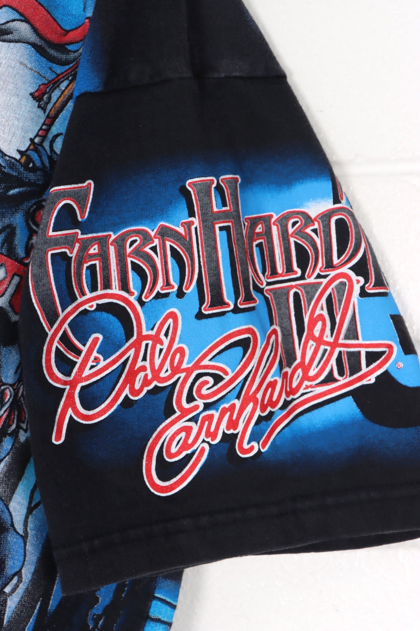 NASCAR 1998 Dale Earnhardt "The Quest" All Over T-Shirt USA Made (L)