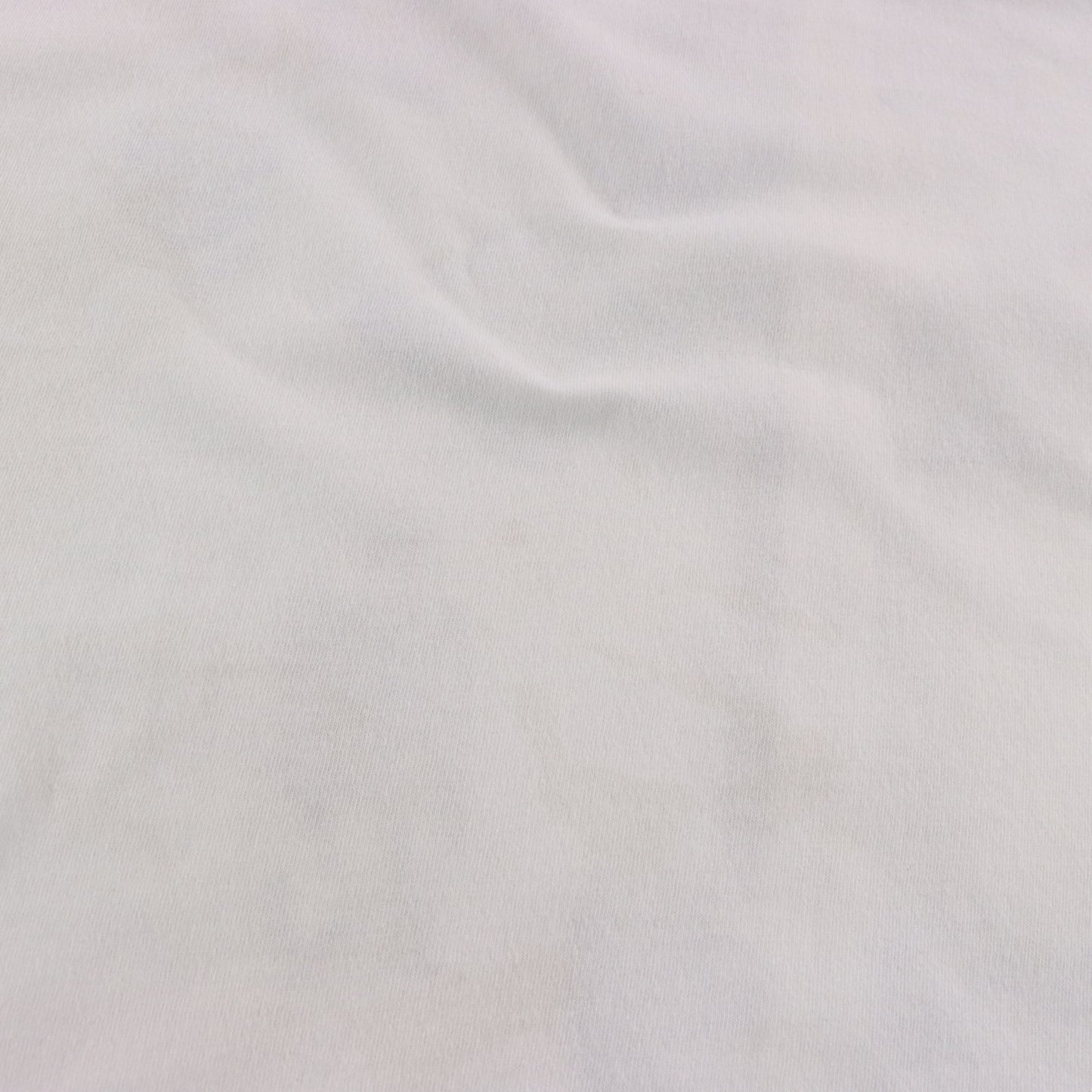 Vintage AFFLICITON Velvet Detail Y2K Cross White & Blue USA Made Polo Shirt (M-L TALL) ***COCO Vintage Sole Melbourne