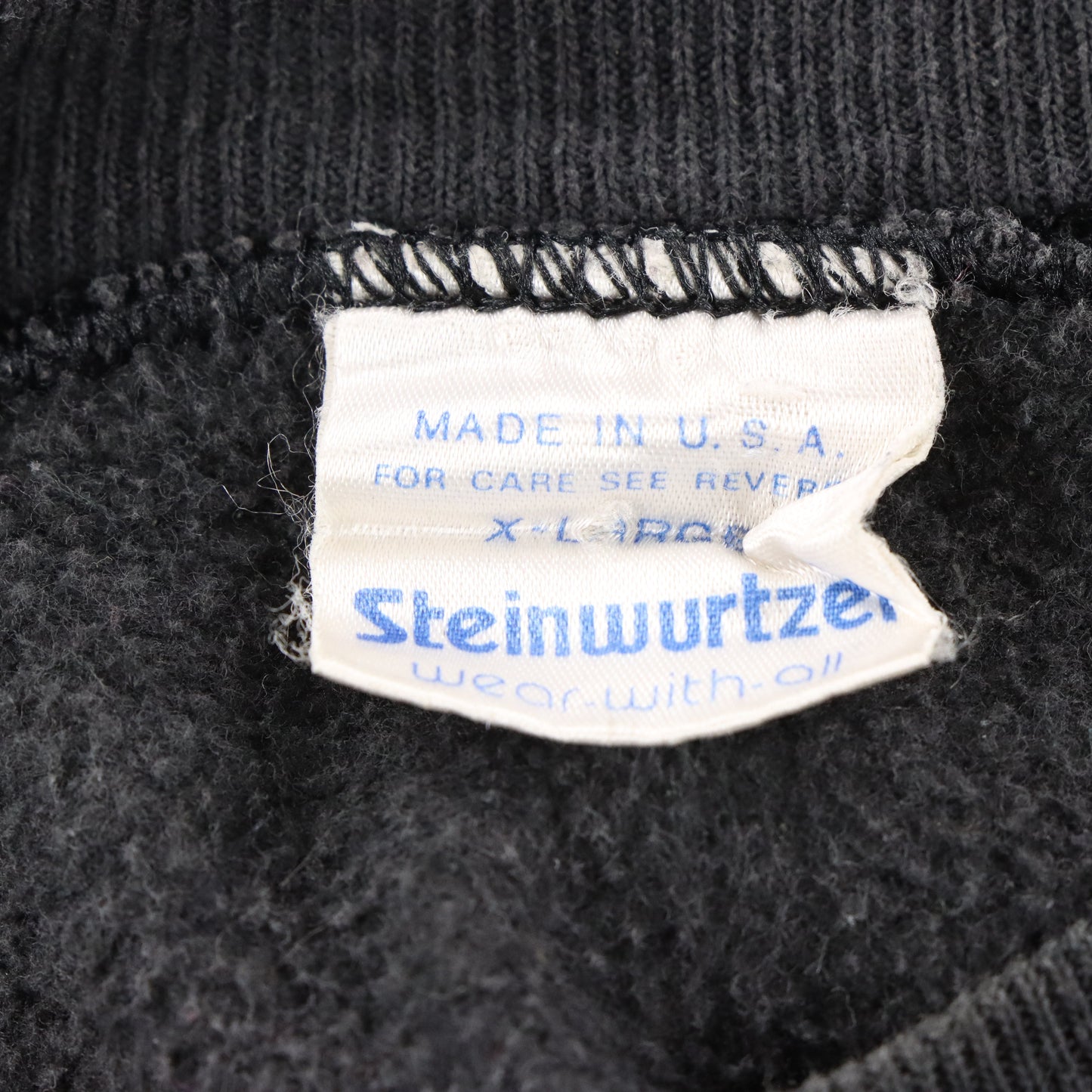 Vintage 1990 HARLEY DAVIDSON Tattooed Biker USA Made "Built Tough" Faded Black Thin Sweatshirt (L) ***COCO Vintage Sole Melbourne