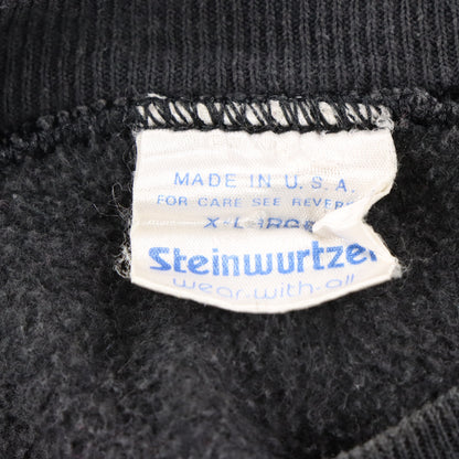 Vintage 1990 HARLEY DAVIDSON Tattooed Biker USA Made "Built Tough" Faded Black Thin Sweatshirt (L) ***COCO Vintage Sole Melbourne