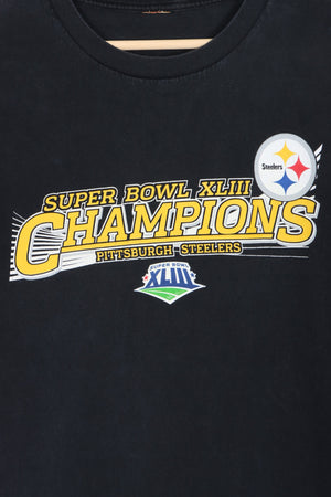 NFL Pittsburgh Steelers XLIII Super Bowl Champions T-Shirt (M-L)