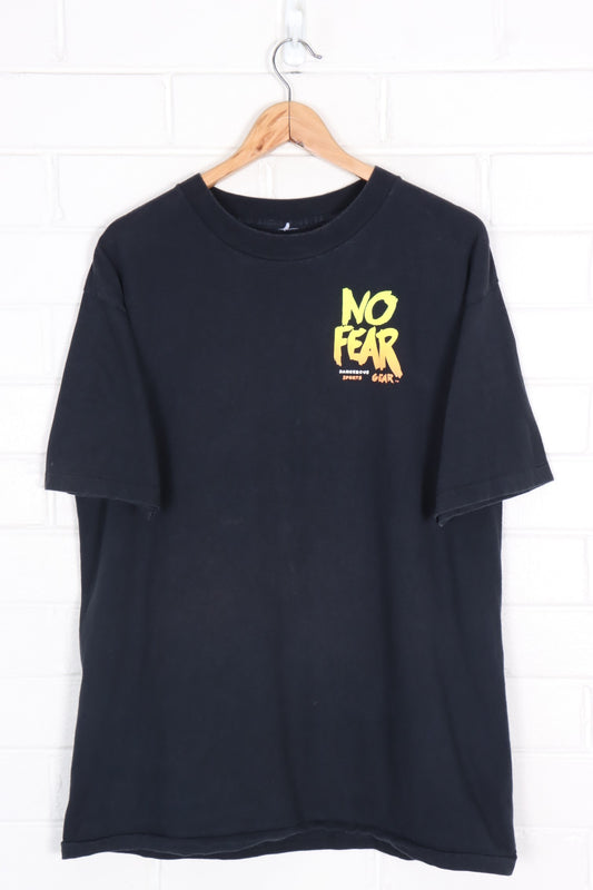 NO FEAR Fluro Ombre 'Dangerous Sports Gear' Tee (L)