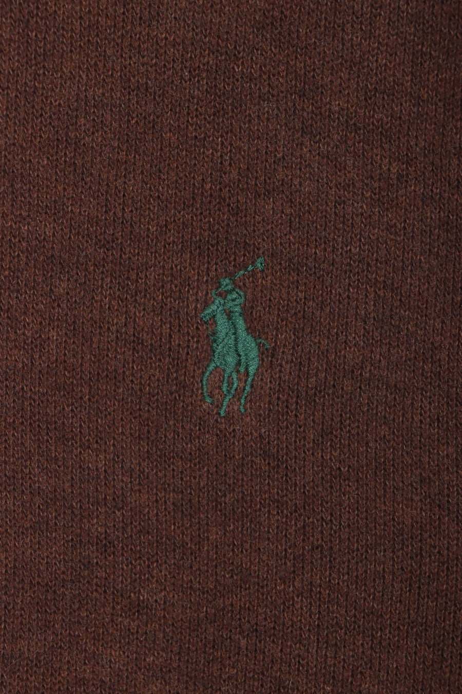 RALPH LAUREN POLO Brown Full Zip Hooded Knit Sweater (4XL TALL)