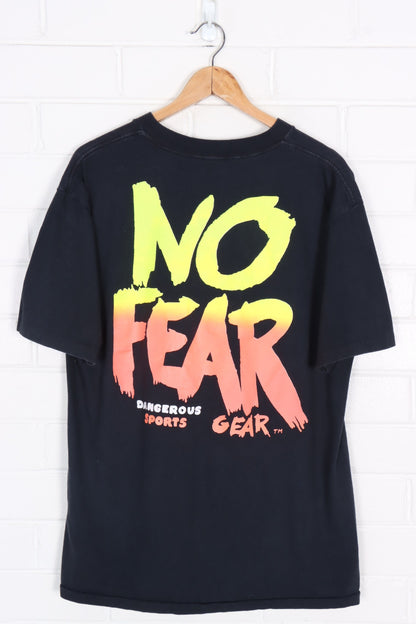 NO FEAR Fluro Ombre 'Dangerous Sports Gear' Tee (L)