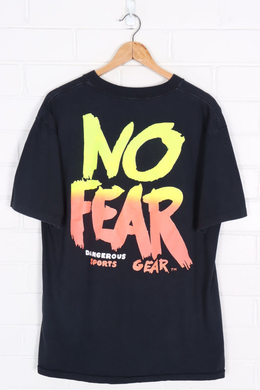 NO FEAR Fluro Ombre 'Dangerous Sports Gear' Tee (L)