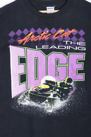Artic Cat "The Leading Edge" Snowmobile Single Stitch Tee USA Made (L)