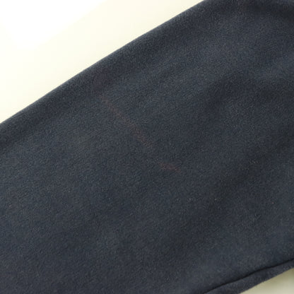 CHAPS Navy Blue & White Embroidered Logo Patch Full Zip Sweatshirt (L)