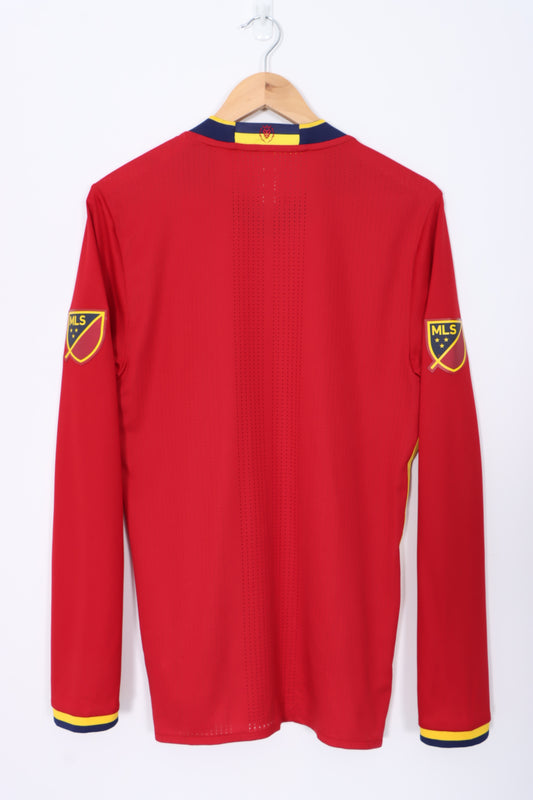 BOOTLEG MLS Real Salt Lake 2016/2017 ADIDAS Long Sleeve Home Soccer Jersey (M)