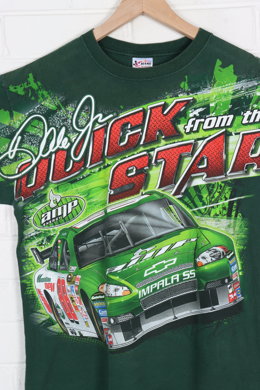 NASCAR Dale Earnhardt Jr 88 'Quick from the Start' Graphic Tee (L)