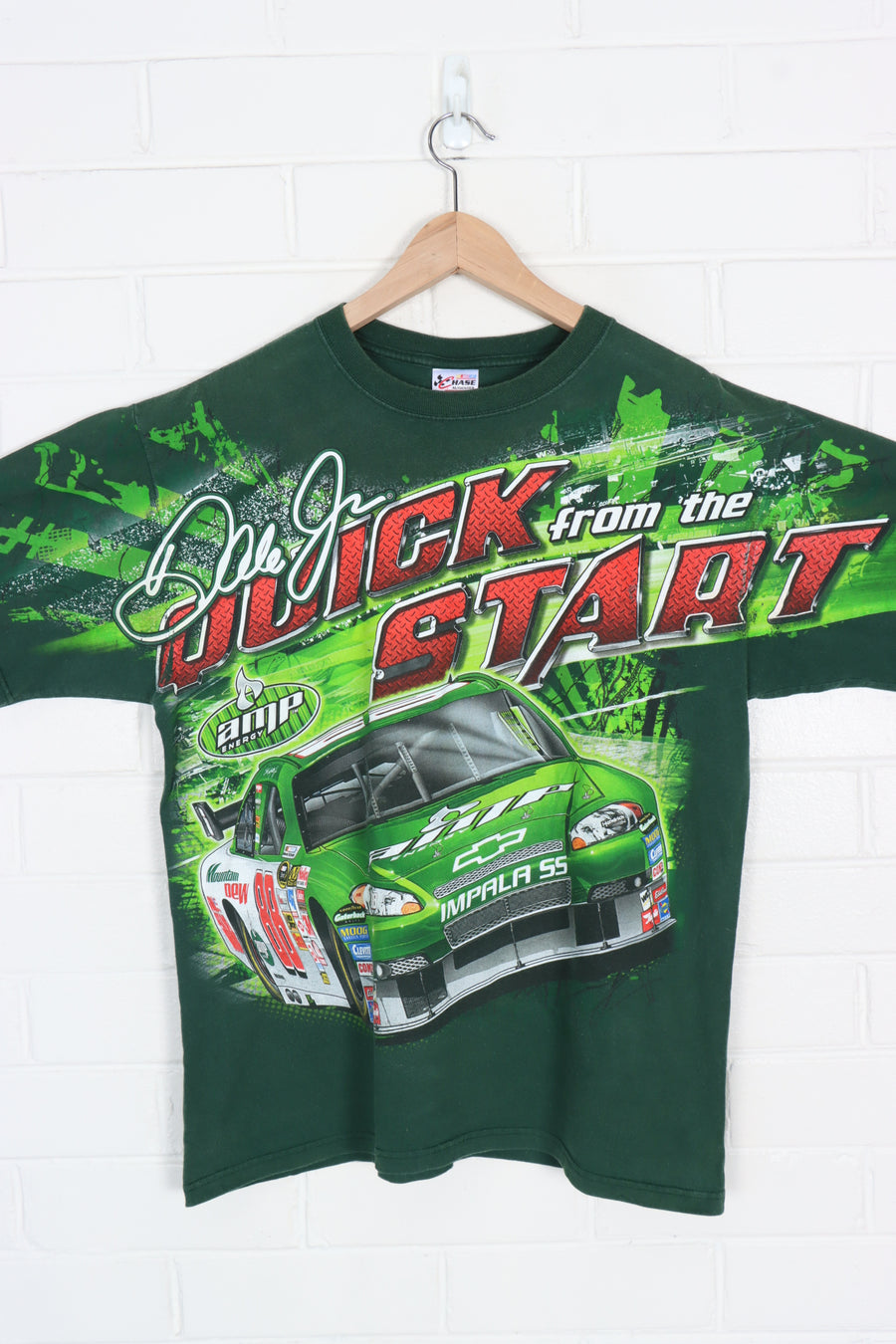 NASCAR Dale Earnhardt Jr 88 'Quick from the Start' Graphic Tee (L)