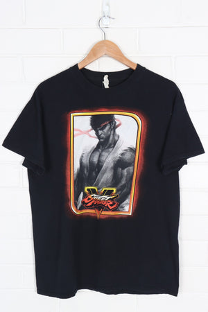 Street Fighter V 5 Video Game Graphic Tee (L)