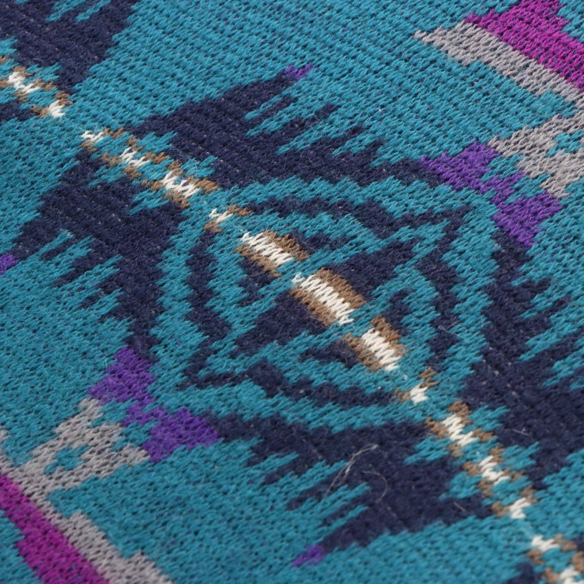 Vintage PENDLETON USA Made Teal Wool High Grade Western Wear Sweater *Aubs Vintage Sole Melbourne