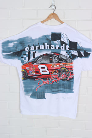 NASCAR Dale Earnhardt #8 Front & Back Racing Print T-Shirt (XXL)