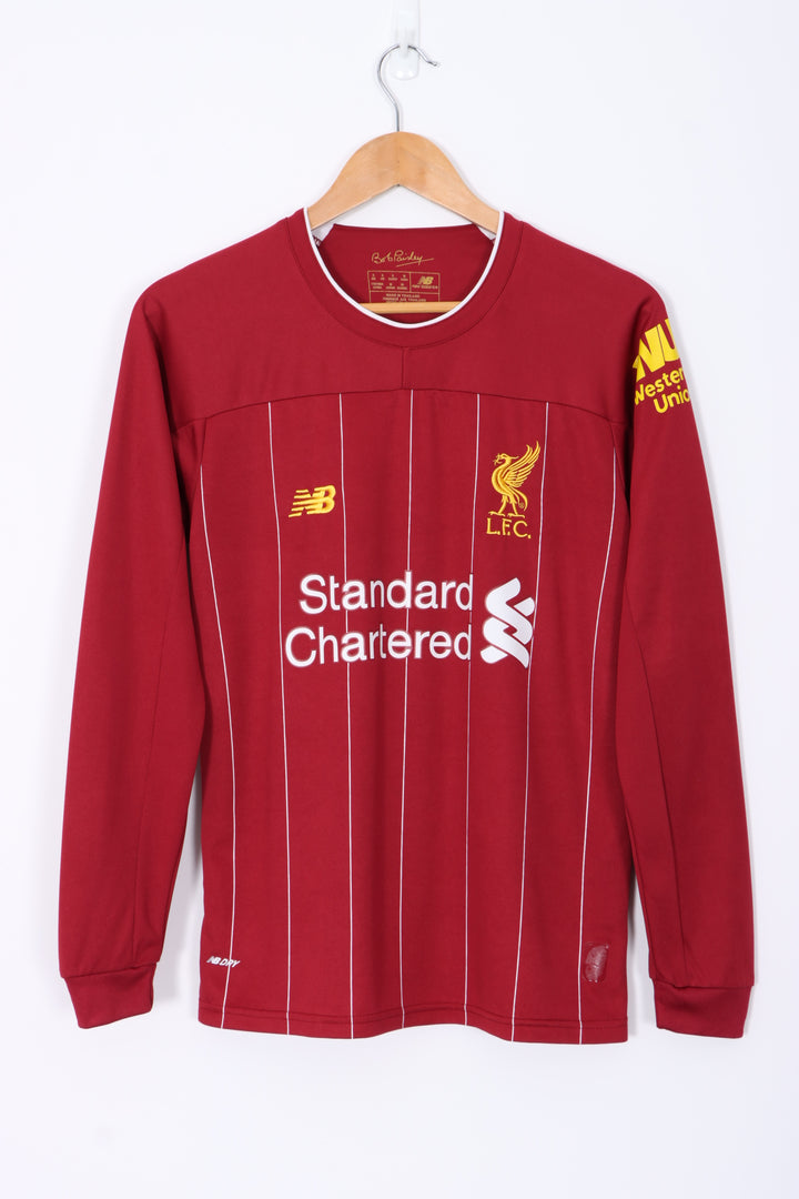 BOOTLEG Liverpool 2019/2020 Mane #10 Long Sleeve Home Soccer Jersey (S)