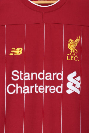 BOOTLEG Liverpool 2019/2020 Mane #10 Long Sleeve Home Soccer Jersey (S)