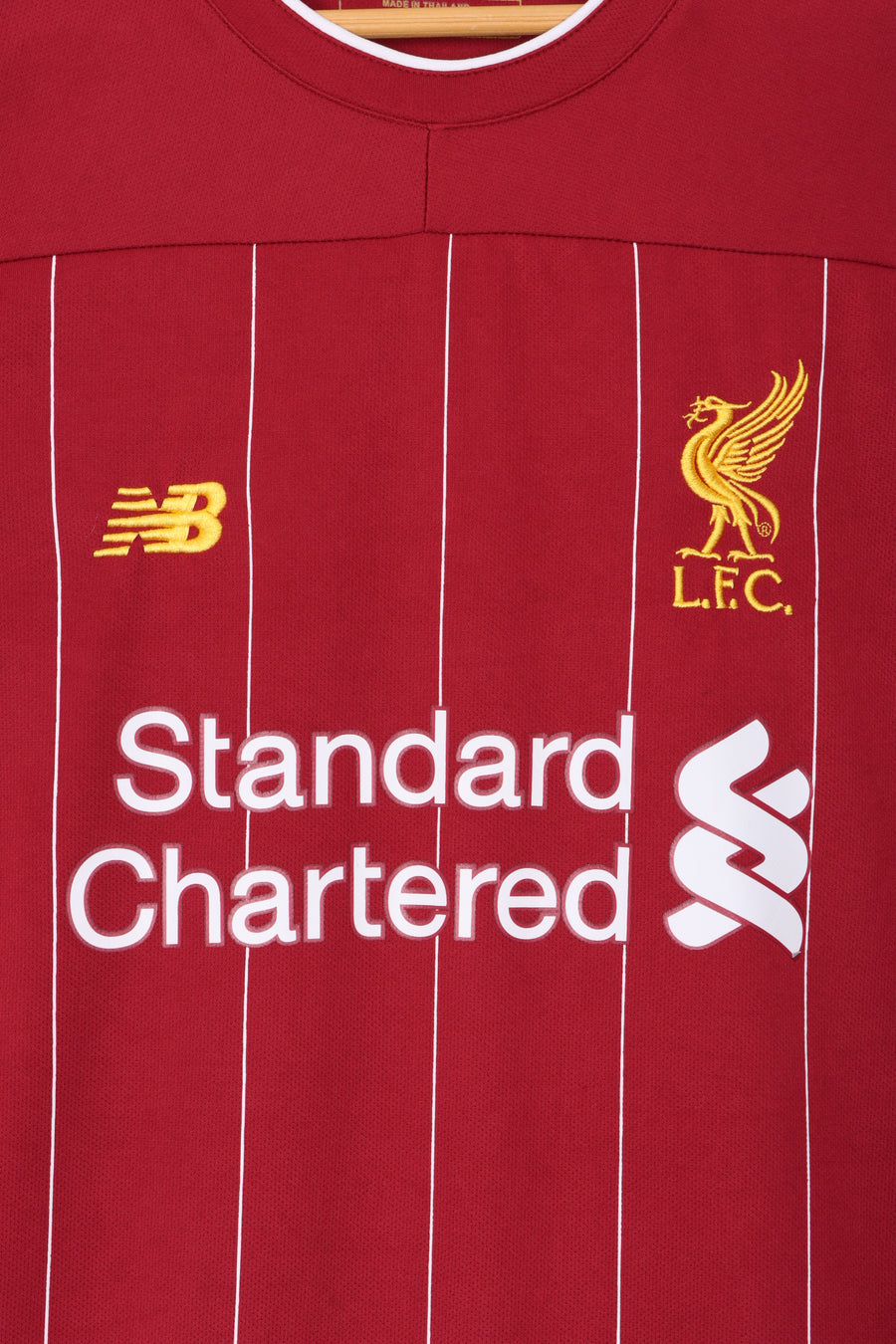 BOOTLEG Liverpool 2019/2020 Mane #10 Long Sleeve Home Soccer Jersey (S)