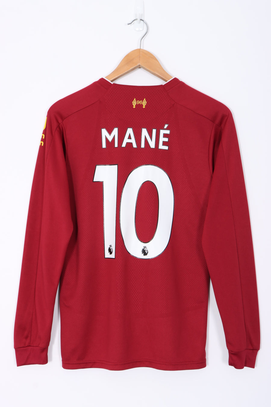 BOOTLEG Liverpool 2019/2020 Mane #10 Long Sleeve Home Soccer Jersey (S)