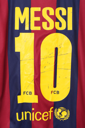 FC Barcelona 2014/2015 Messi #10 Rogers Replica Home Soccer Jersey (L)